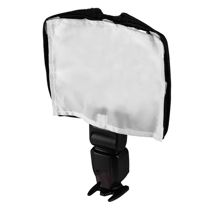 Four-in-one External flash reflector, soft box cover, beam light flash protection bag Storage bag