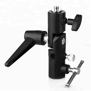 Good for selling Whole Metal H Type Flash Bracket Stand for Mount Umbrella Holder/Ball head/Trigger/Light Adapter