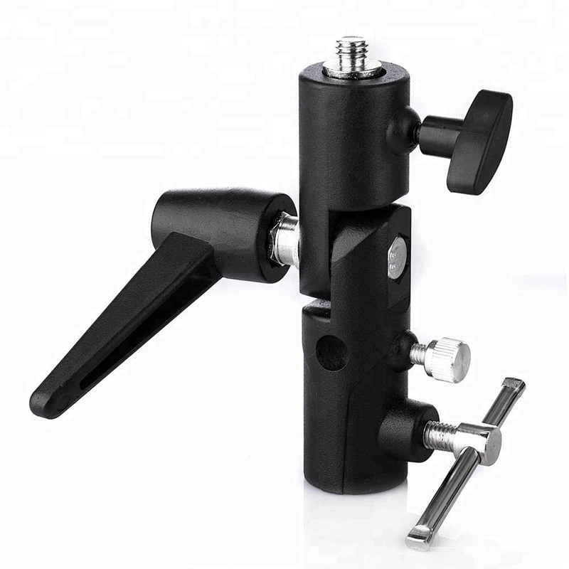 Good for selling Whole Metal H Type Flash Bracket Stand for Mount Umbrella Holder/Ball head/Trigger/Light Adapter