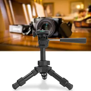 High quality for DSLR Camera Foldable New Desktop Mini Camera Tripod holder with Rotating Quick Release Mount stand for phone