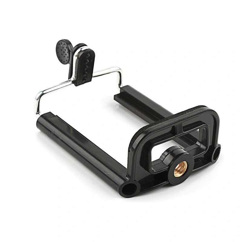 Kaliou Universal Mobile Phone Clip Holder for Monopod Selfie Stick Tripod Stand Smart Phone iphones Huaweixiaomi Cell Phone