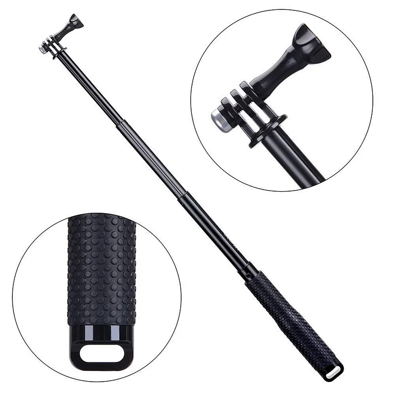Kaliou Selfie Stick 19 inch Handheld Gopros Monopod 19-49cm For Gopros Xiao YI Camera