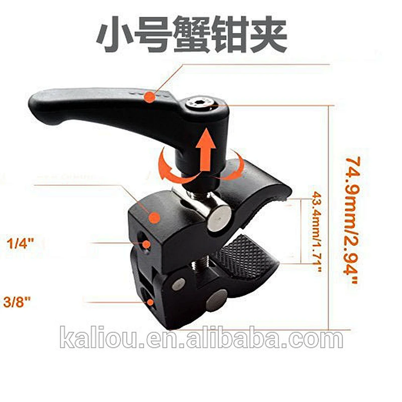 Manufacturer Photographic Crab clamps and Magic arms Mount for ** ** Cameras and other Action Cameras