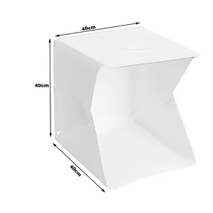 Foldable photo studio portable led light soft box 20/30/40cm