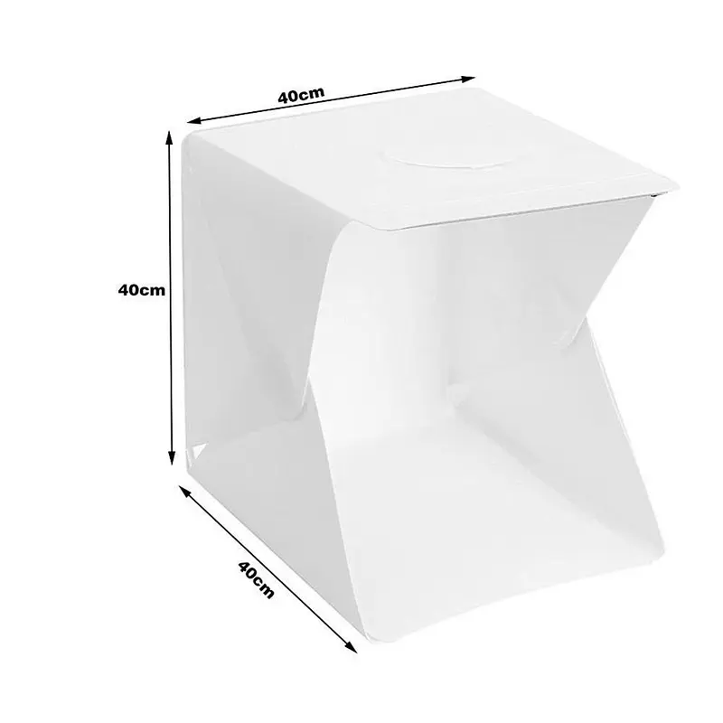 Foldable photo studio portable led light soft box 20/30/40cm