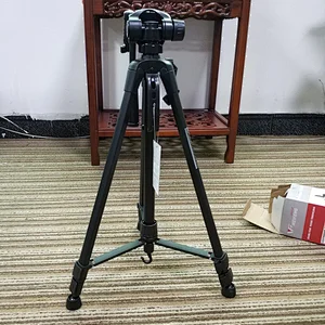 Kaliou 1400mm Professional Black Aluminium Tripod 3520 Tripod Stand for Digital Camera DSLR Smart Phone Mobile Phone
