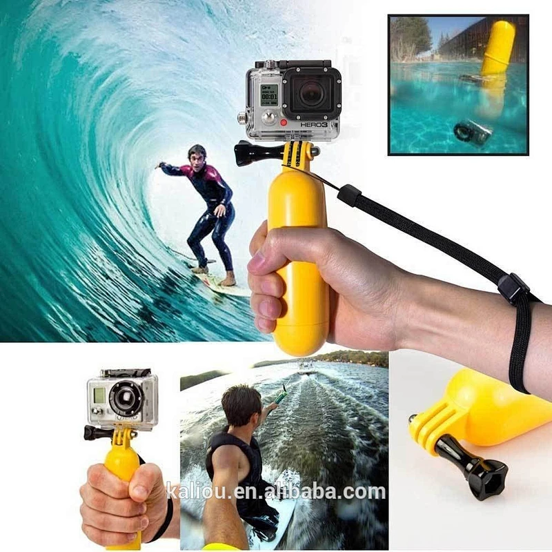 Hot Sale Camera Floaty bobber with strap and screw for Go pro 4/3+/3/2/1