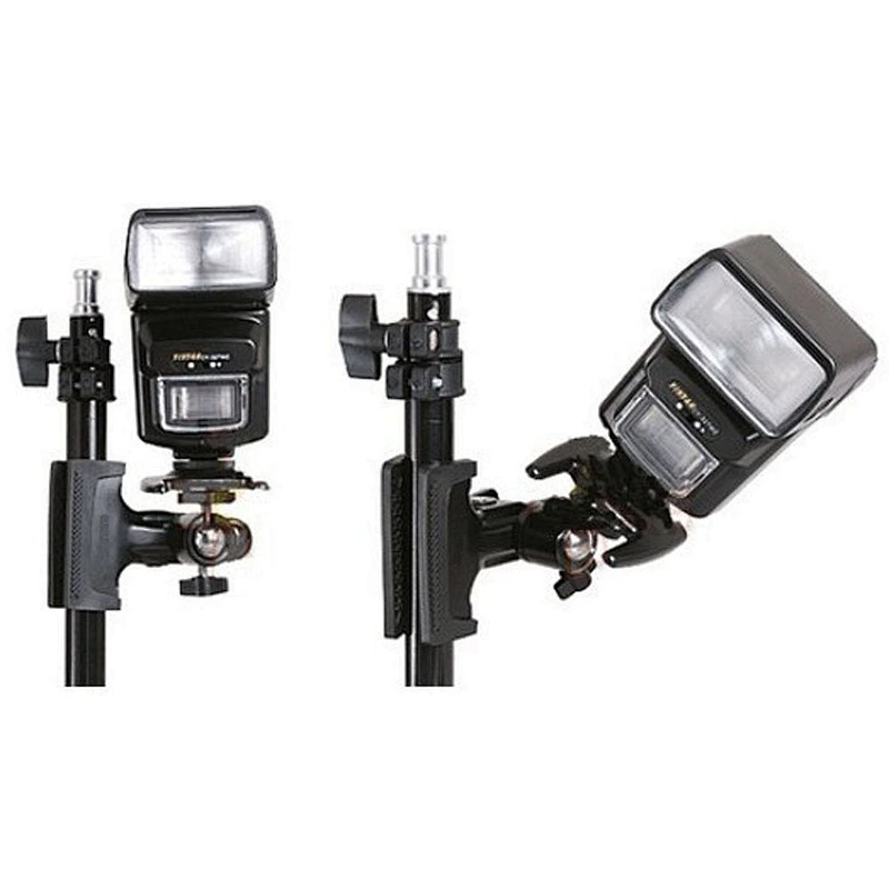 Kaliou Adjustable quick release plate 1/4 360 rotating Panoramic Aluminum Camera Tripod plate Clamp ball joint head super clamp