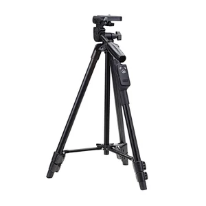 Good price for YUNTENG 5208 Aluminum Tripod with 3-Way Head & Bluetooth Remote + clip for Camera Phone