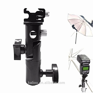 Kaliou Factory Wholesale E Type Camera Flash Holder Flash Bracket for DSLR Camera Canon/Nikon/Sony/Pentax Photo Studio Accessory