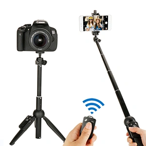Kaliou Foldable Yunteng 9928  Selfie Stick Tripod Bluetooth Tripod with Remote Shutter for Go pro 7 6 5 4 3 2 Smartphone Dslr