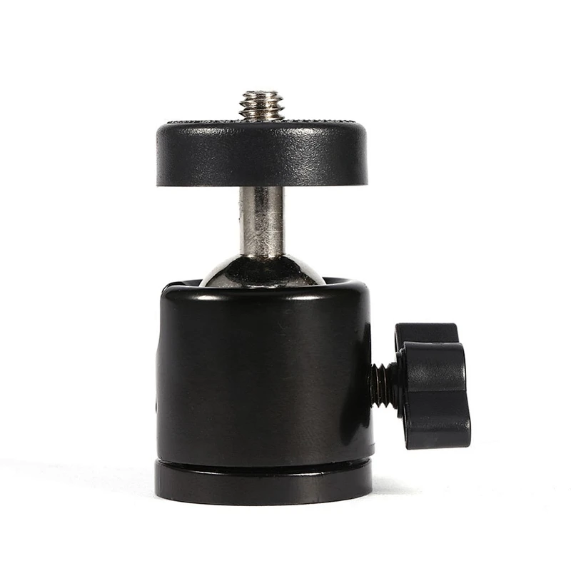 KALIOU Mini Ball Head Tripod Head of 360 Swivel DSLR DV Camera Mini Tripod 1/4