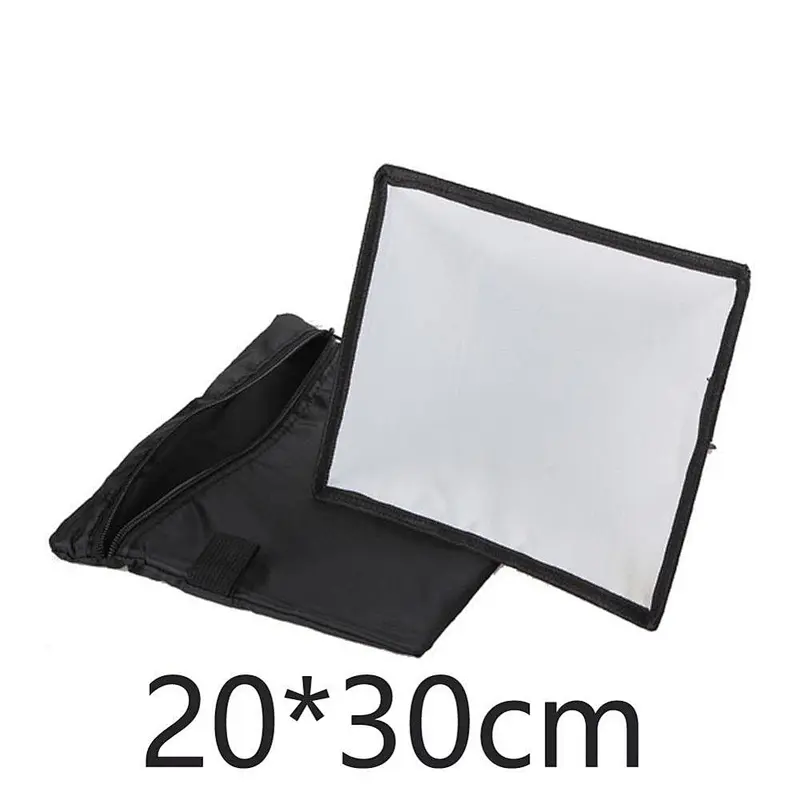 Kaliou  20cm or 30cm Universal Foldable Flash diffuser light photography Soft box for Canon/Nikon/pentax Universal DSLR CAMERA