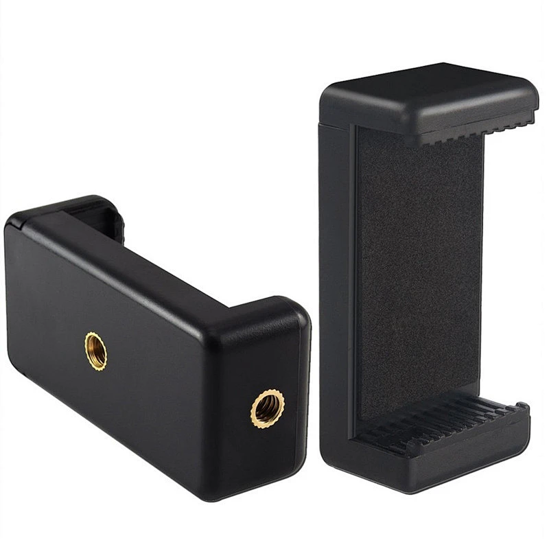High quality tripod clip phone holder cell phone mount clamp for mobile phone camera