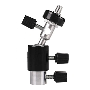 Kaliou C type-adapter Multi-functional small pan tilt strobe Umbrella Flash bracket holder Connector