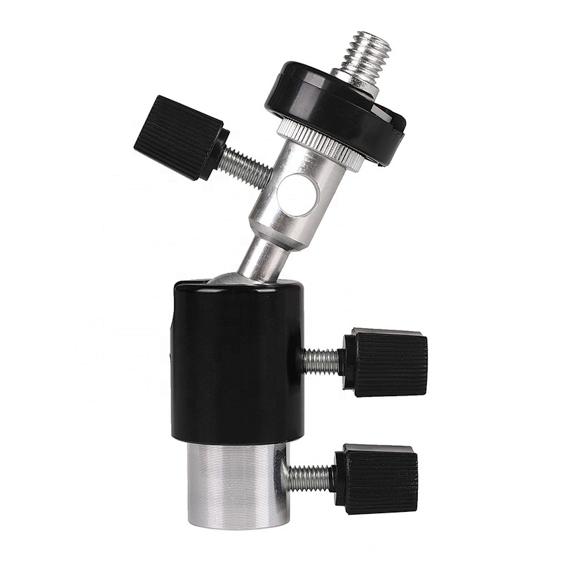 Kaliou C type-adapter Multi-functional small pan tilt strobe Umbrella Flash bracket holder Connector