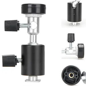 Hot Sale Type C 360 Degree Camera Flash Tripod Shoe Adapter Umbrella Holder Flash Umbrella Stand Bracket Photo Studio Acc