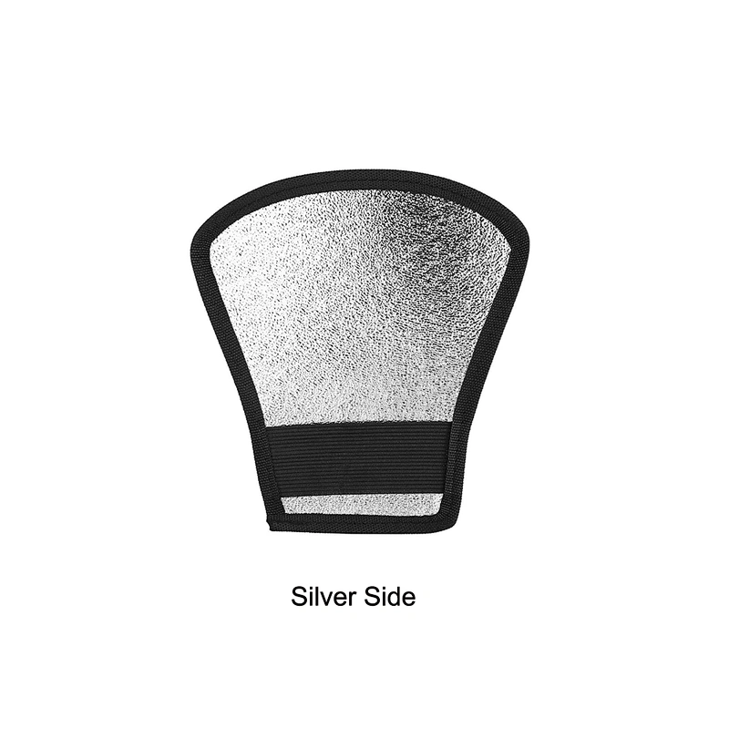 Kaliou Photo Studio Accessories Universal External Softbox Reflector White Silver Flash Diffuser for Camera DSLR