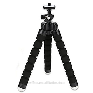 Factory direct sale hot universal mini flexible sponge tripod holder bracket for **
