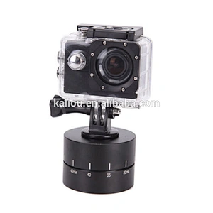 Kaliou Go pros accessories 360 Degrees 120min Panning Rotating Time Lapse Stabilizer Tripod for Go pros/ Xiaoyi cameras