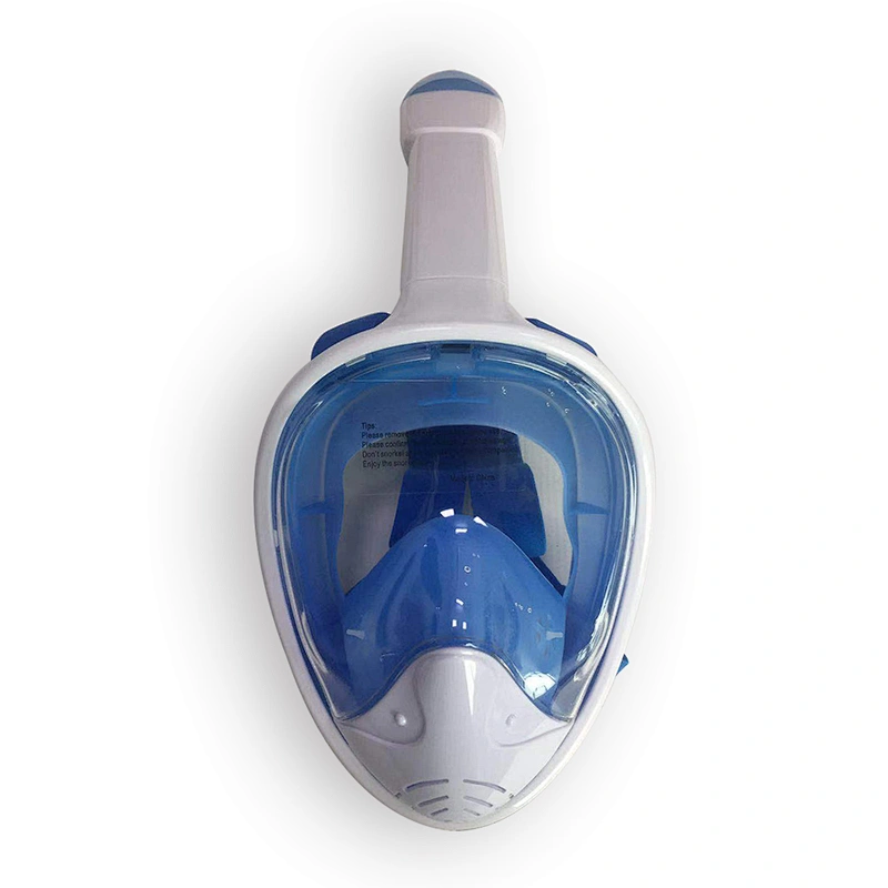 Kaliou 2019 Hot New Amazon Top Selling Full Face Snorkel Mask 180 degree view Dive Mask Scuba Diving Mask for Adult Black/Blue
