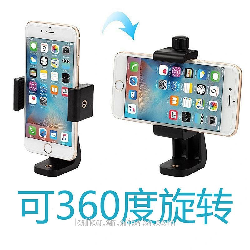 Wholesale Universal 360 Degree Rotating Support Stand Phone Clip Holder Selfie Bracket tripod for Smartphone live Streaming