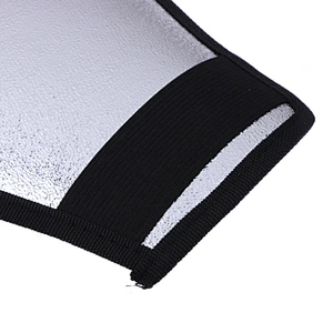 Kaliou Silver Camera Flash Diffuser PVC Softbox Photo Flash Light Reflector For Canon Cameras Size18.5*20.2cm