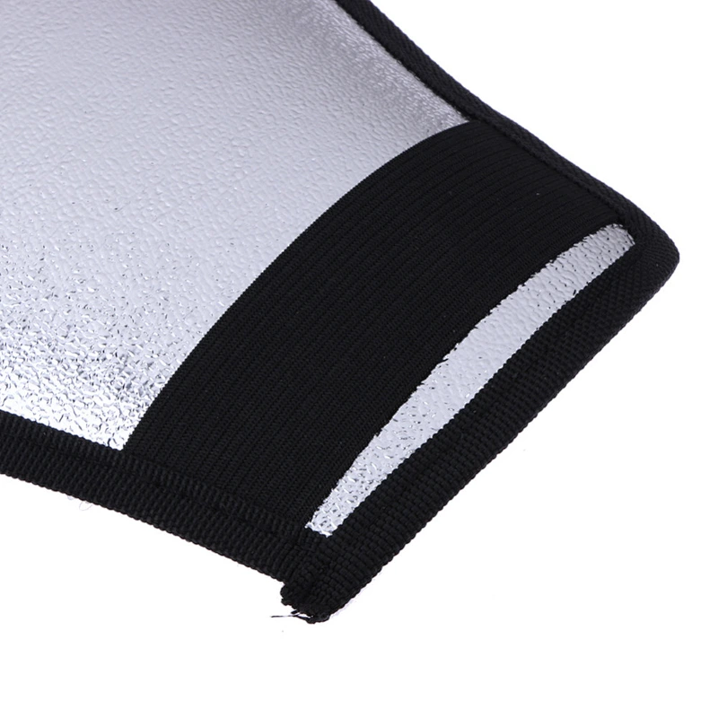 Kaliou Silver Camera Flash Diffuser PVC Softbox Photo Flash Light Reflector For Canon Cameras Size18.5*20.2cm
