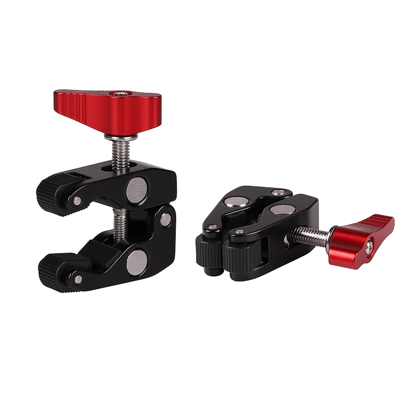 New Multi-function Ball Head Ball Mount Clamp + Magic Arm Super Clamp w/ 1/4