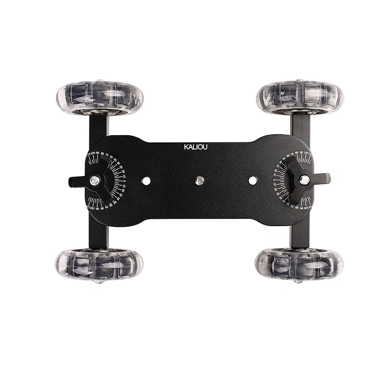 Kaliou Adjustable Friction Articulating 7 Inch Magic Arm with Rail Dolly Car for DSLR Camera Rig / LCD / DV  / LED Monitor