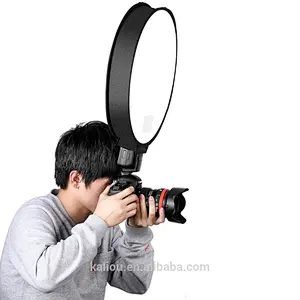 Kaliou DSLR Camera Professional 30/40cm Mini Portable Universal Round Photo Flash Diffuser Softbox