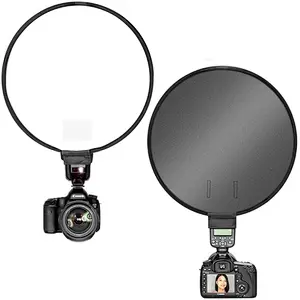 Kaliou 30cm Universal Round Portable Speedlight Softbox Flash Diffuser On-top Soft Box for Canons/Nikons/Sonys Camera DSLR