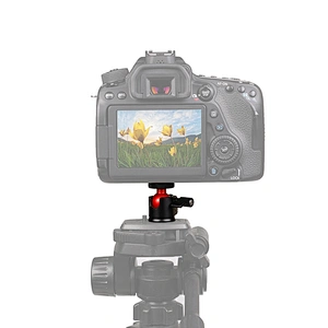 New Arrival High quality Universal Red 360 Swivel Ball Head 1/4
