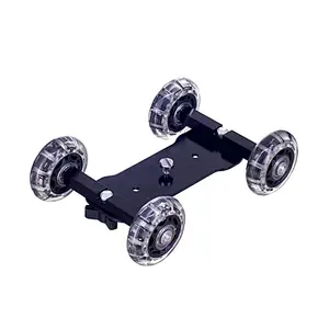 Tabletop Mobile Rolling Video Rail Skater for DSLR Camera Slider Track Camera Slider Track