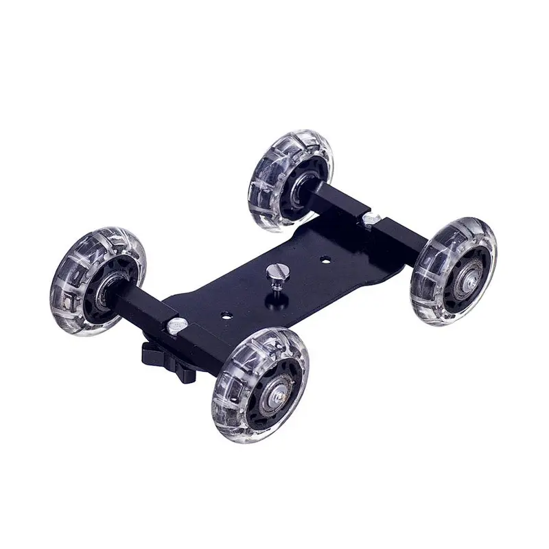 Tabletop Mobile Rolling Video Rail Skater for DSLR Camera Slider Track Camera Slider Track