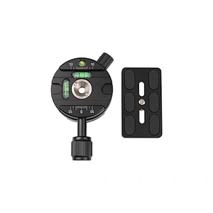 Kaliou 360 Degree Panoramic Tripod Head Clamping For Tripod Ball Head Quick Release Plate
