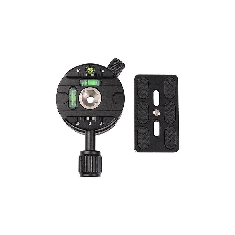 Kaliou 360 Degree Panoramic Tripod Head Clamping For Tripod Ball Head Quick Release Plate