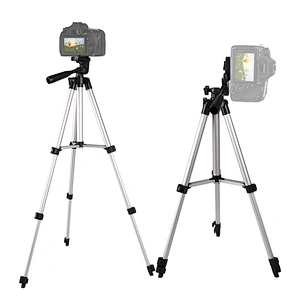 Kaliou 3 in 1 Aluminum Light Weight Camera Tripod 3110 Tripod Stand for SmartPhone Canons with U Clip Holder BT Remote Shutter