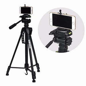 Tripod WF 3730 Aluminum Adjustable Flexible Tripod with Ball Head Gimbal Camera Stand Holder for Nikon/Canon/Smartphone