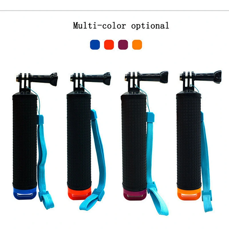 Kaliou good price for Float Hand Grip Buoyancy Rod Pole Stick Monopod Tripod for Go-pro Action Camera tripod floating camera