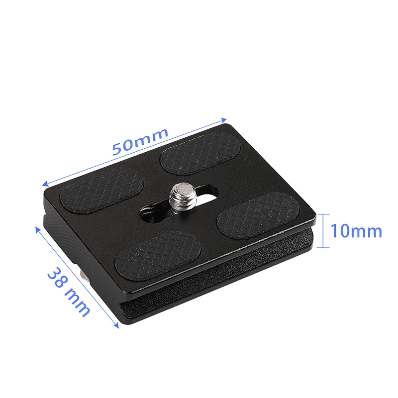 Kaliou Universal Metal PU-50 Quick Release Plate For Benro Arca Swiss Tripod Ball Head Camera Tripod Adapter Mount Plate Board
