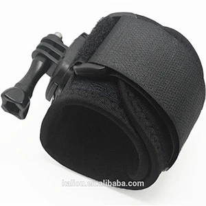Factory direct sale Holder Wrist Strap Band Hand Strap with 360 Degree Rotating Mount for Go Pro Hero4 / 3+ / 3 / 2/1