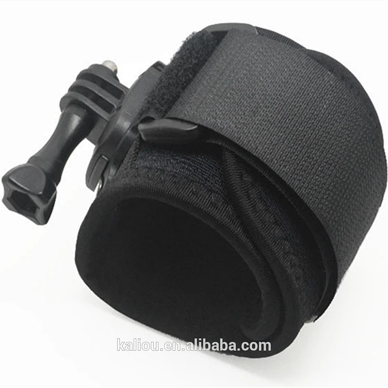 Factory direct sale Holder Wrist Strap Band Hand Strap with 360 Degree Rotating Mount for Go Pro Hero4 / 3+ / 3 / 2/1