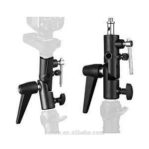 Hot Sale Whole Metal H Type Flash Bracket Stand for Mount Umbrella Holder/Ball head/Trigger/Light Adapter