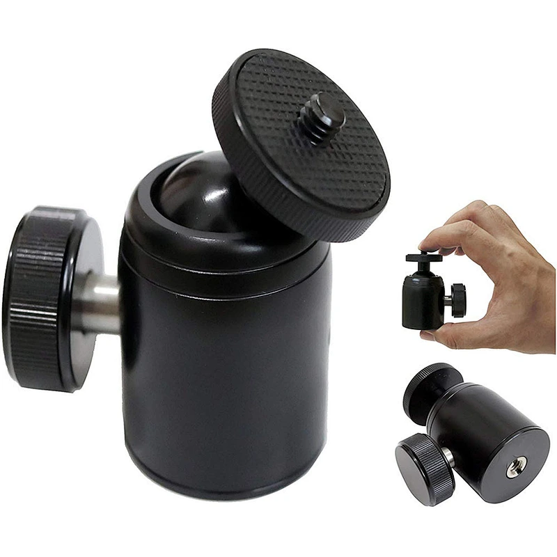 China High quality Q35 universal Mini Tripod Ball Head Camera Hot Shoe to Screw Mount for Flash Light Stand