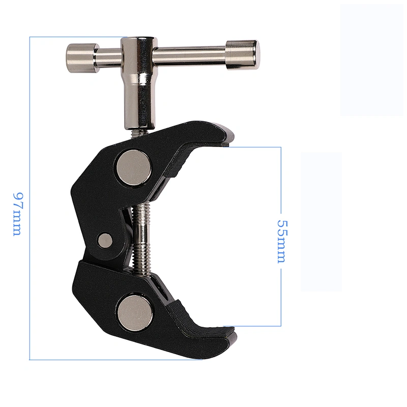 Kaliou Crab Clamp Pliers Clip Super Clamp For DSLR Rig LCD Monitor Studio Light Camera Magic Arm Photo Studio Accessory