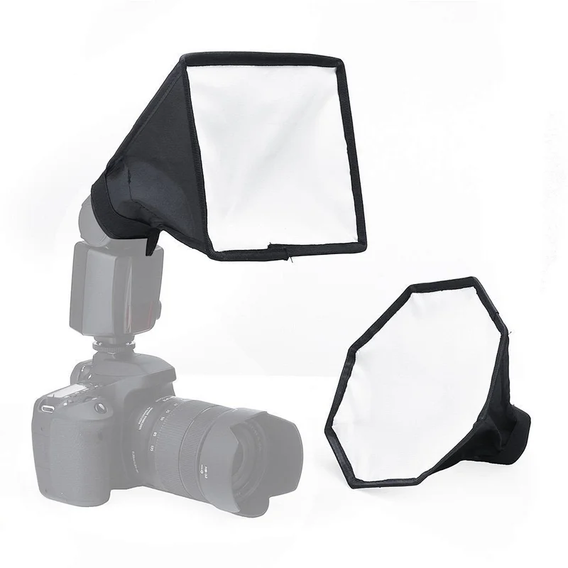 Kaliou 30cm octagon Flash Diffuser Softbox Professional Mini Photo Diffuser Soft Light Box for Camera