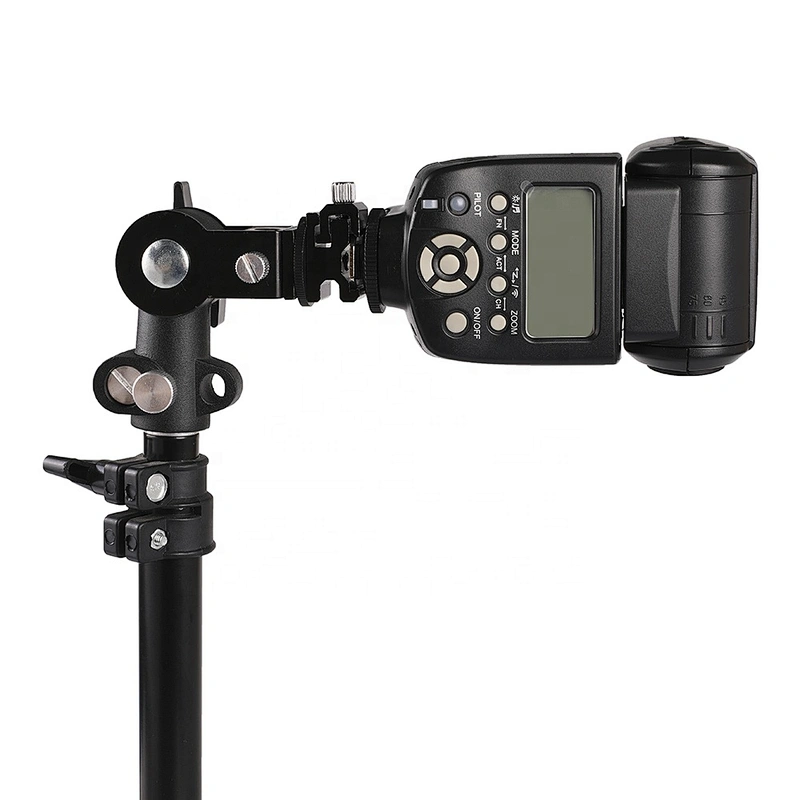 Kaliou Hot Shoe Swivel Mount Photo Umbrella Holder Bracket B Flash Adapter Light Stand