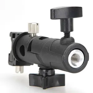 Kaliou Flash Hot Shoe Umbrella Holder Mount Adapter for Studio Light Type E Stand Bracket Photo Studio Accessories High Quality