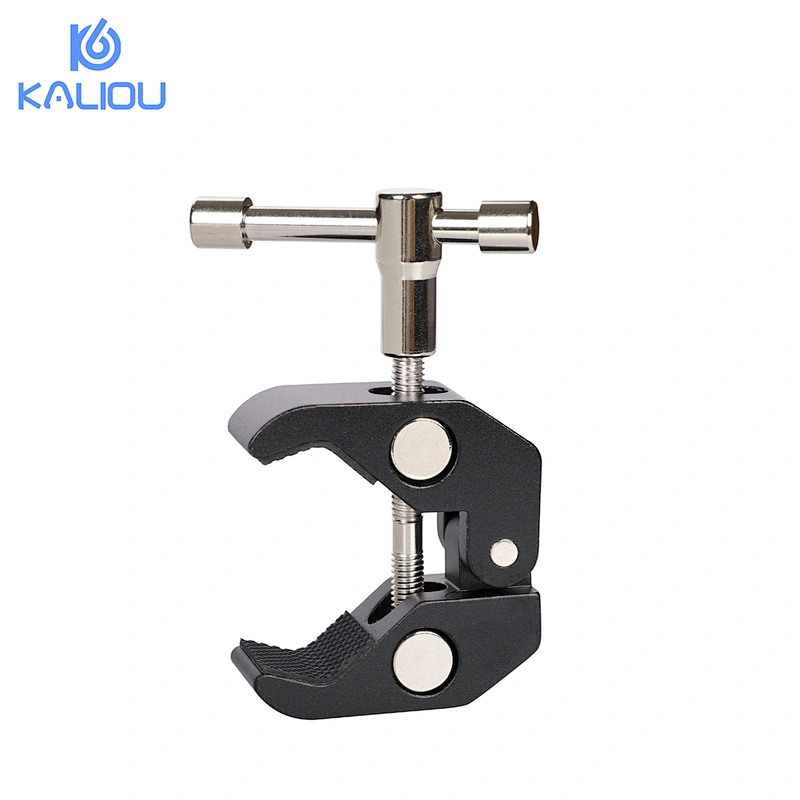 Kaliou Camera Clamp Ball Head Magic Friction Arm Mount Super Crab Clamp Articulating For DJI Ronin Gimbal DSLR LCD Monitor LED